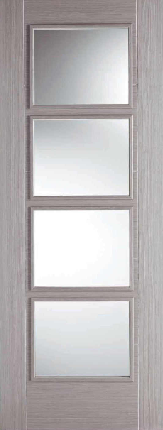 Vancouver 4L Light Grey - Prefinished Internal Door