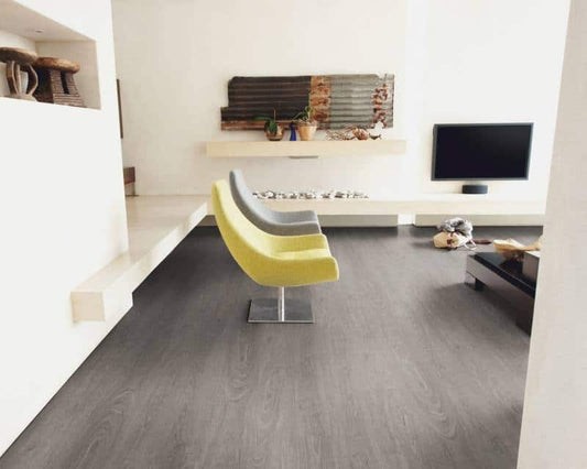 Luvanto Glue-Down LVT Washed Grey Oak