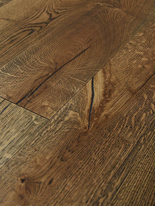 14x180x1800mm Brushed Black Grain Oiled