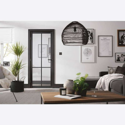 Liberty Black Glazed Internal Door