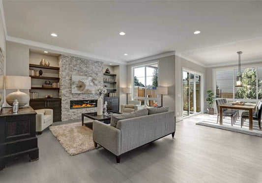 Luvanto Glue-Down LVT White Oak