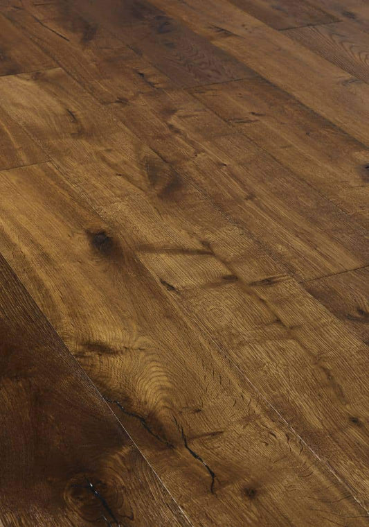 14x190x1900mm Smoked French Engineered Oak Wood Flooring