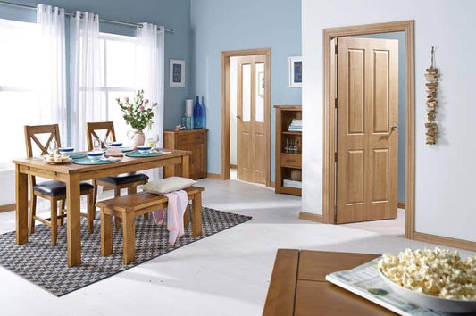 Oak Regency 4P - Prefinished Internal Door
