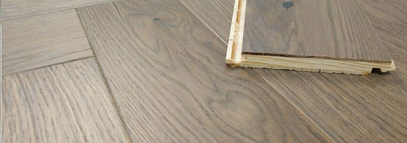 14x110x600mm French Chateau Brushed Matt Lacquered Herringbone