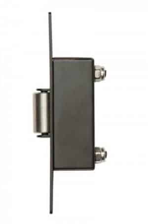Roller Catch Matt Black Steel