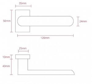Juno Matt Black Urban Handle