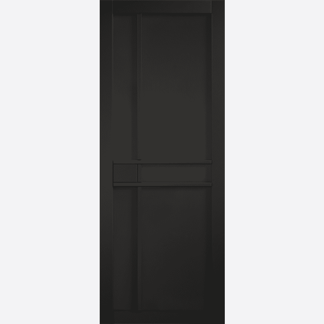 Greenwich Black Solid Prefinished Internal Door