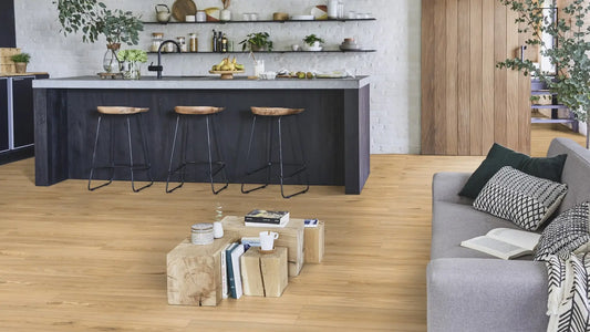 Tarkett Glue-Down LVT Brushed Elm Brown