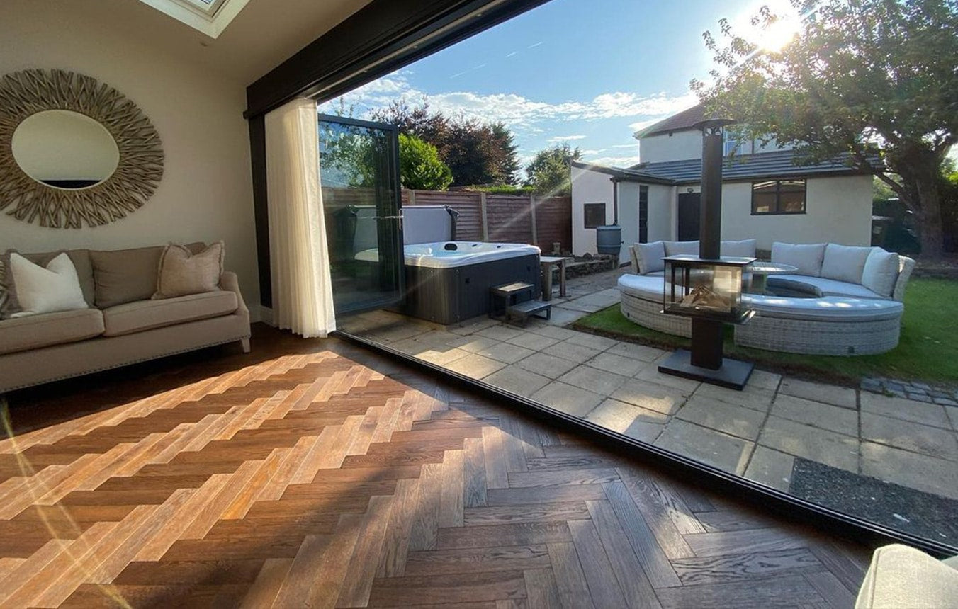 Caramel Narrow Herringbone