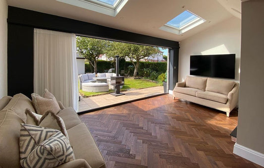 Caramel Narrow Herringbone