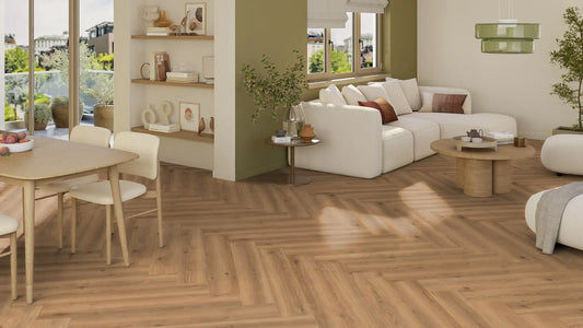 Tarkett Glue-Down LVT Parquet Creek Oak Brown