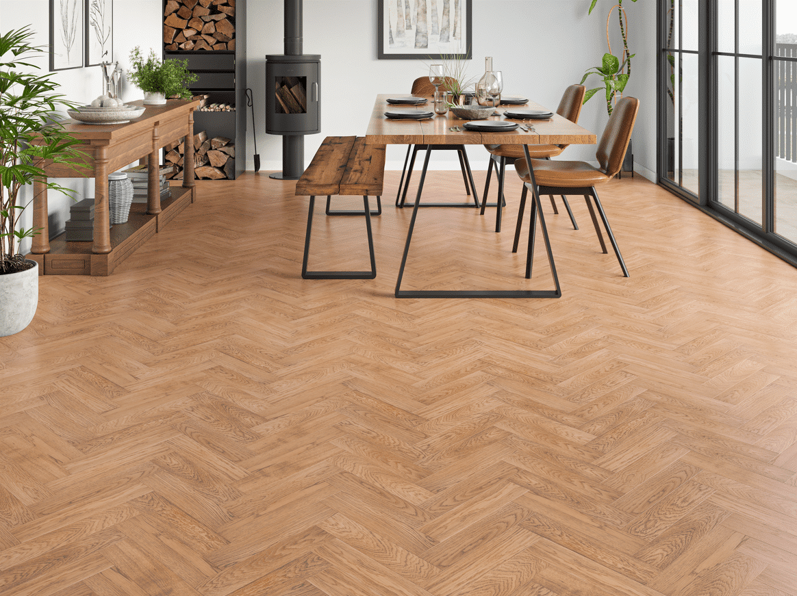 Dean Oak Engineered Herringbone