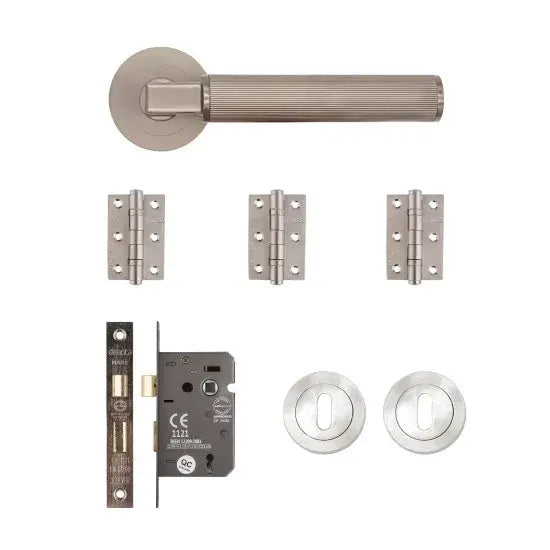Delphi Mortice Kit Satin Nickel