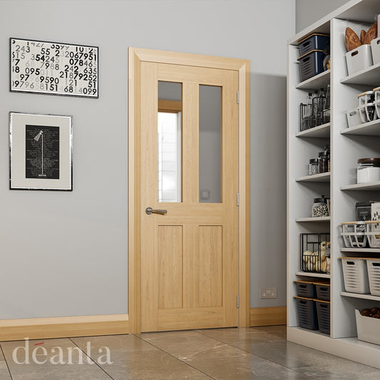 Eton Oak Glazed Internal Door