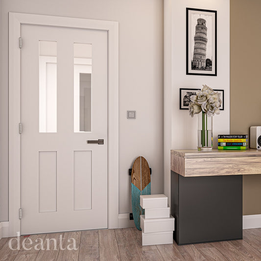Eton Clear Glazed– Primed Internal Door