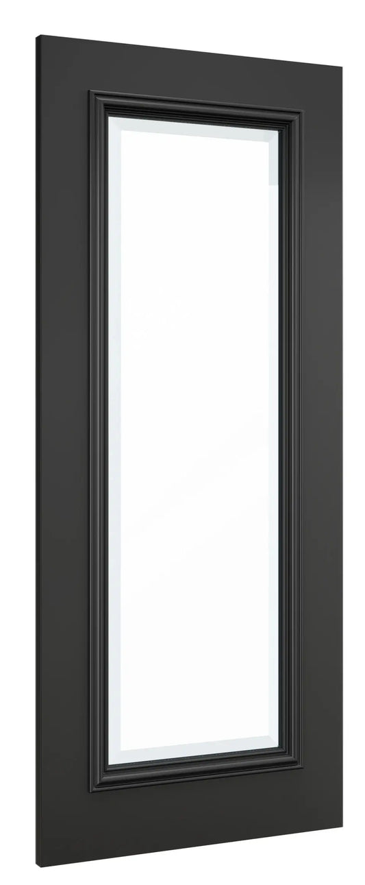 Blenheim Black Prefinished Bevelled Glazed