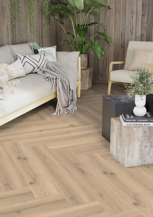 Tarkett Glue-Down LVT Parquet Forest Oak Nutmeg