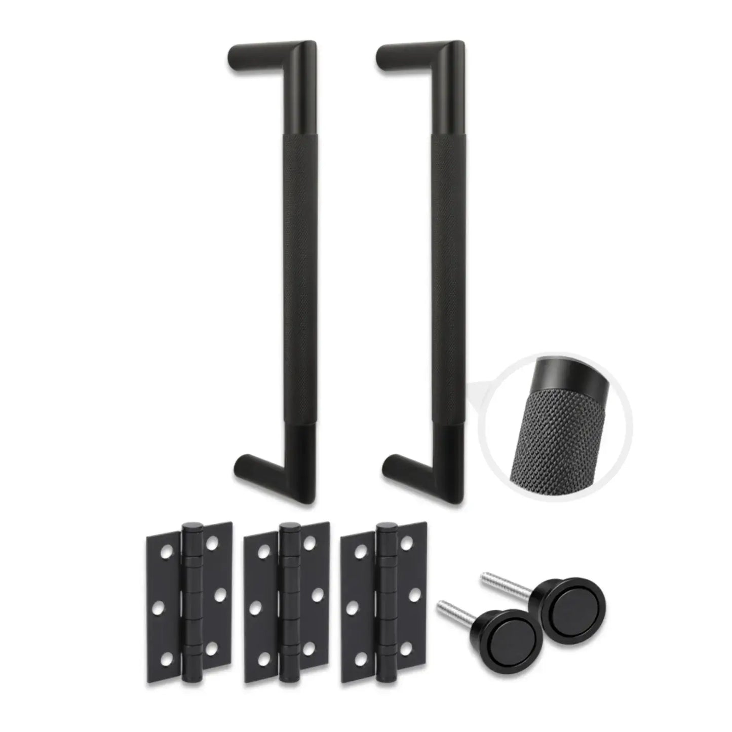 BM Mitred 19x319mm B2B Round Knurled Pull Handle Mag Pack