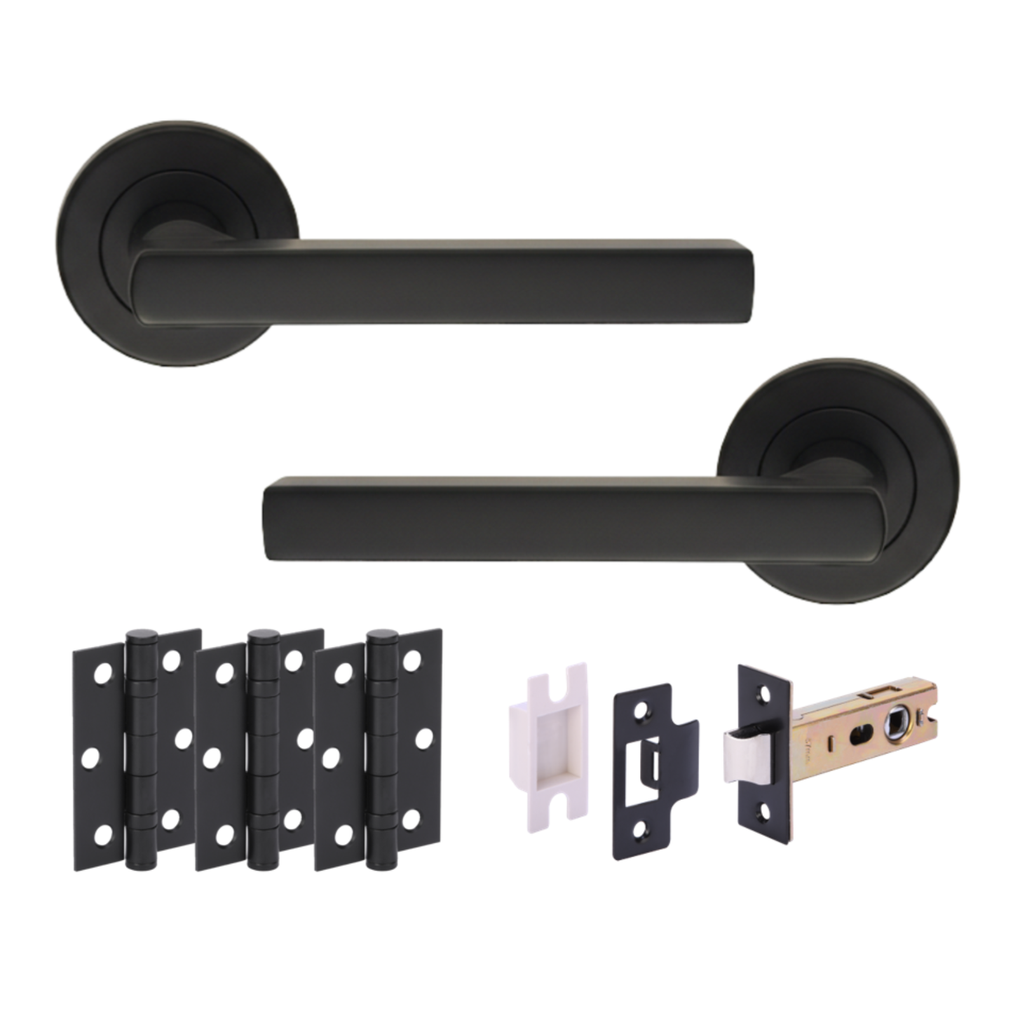Torro Matte Black Lever Hardware Pack