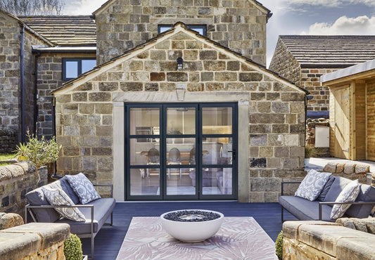 Aluvu Grey Heritage External Bi-Fold Doors