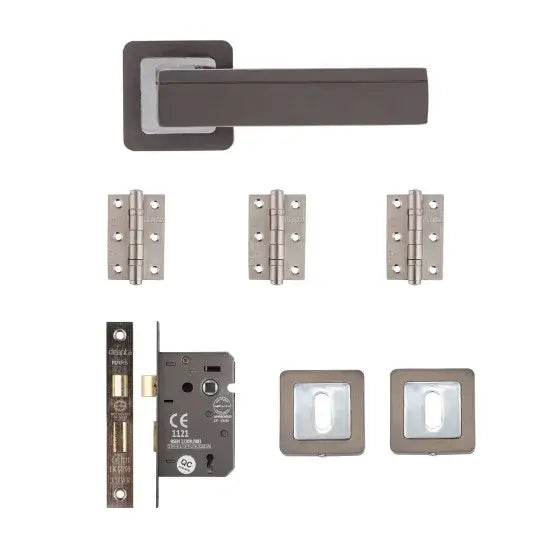 Invictus Mortice Kit Matt Satin Black Finish