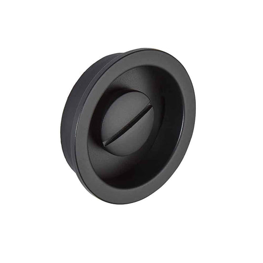 Aries Matt Black Pocket Door Privacy Handle