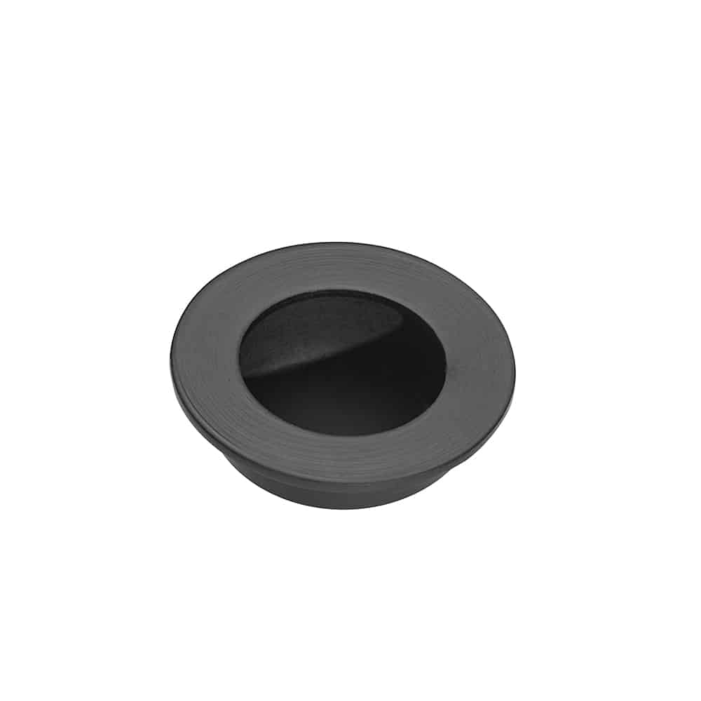 Virgo Matt Black Pocket Door Handle