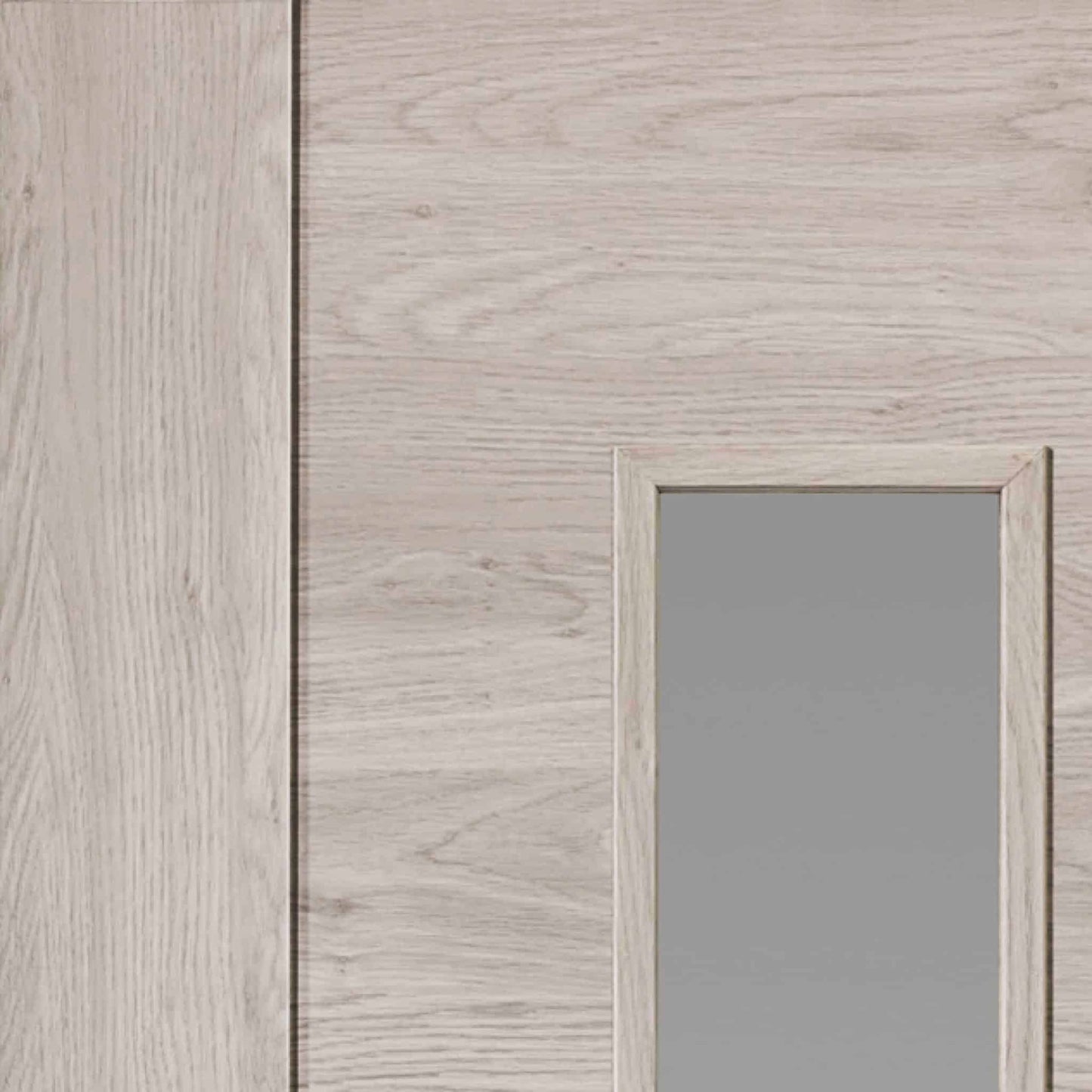 Alabama Light Grey Glazed Laminate Internal Door