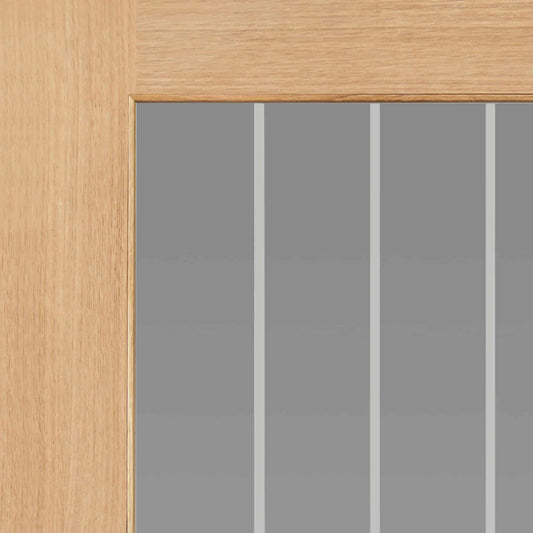 Thames Oak 1 Light Oak Internal Door
