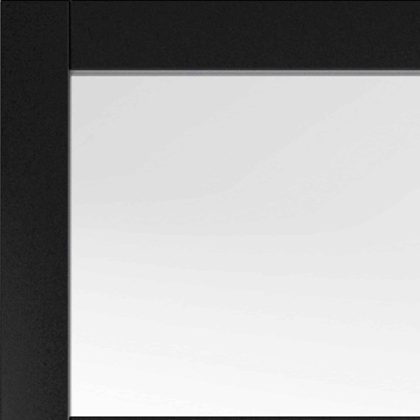 Metro Black Clear Glass Internal Door