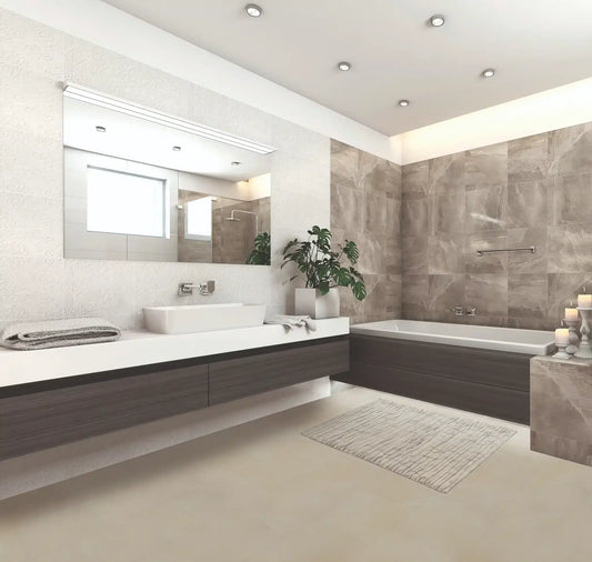 Luvanto Glue-Down LVT Oyster Marble