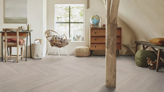 Tarkett Glue-Down LVT Parquet Variant Oak Light Grey