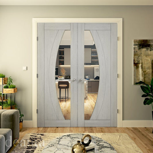 Ravello Light Grey Ash Glazed – Prefinished Internal Door