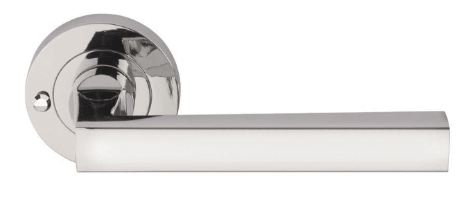 Linea Lever On Round Rose Privacy - PCP
