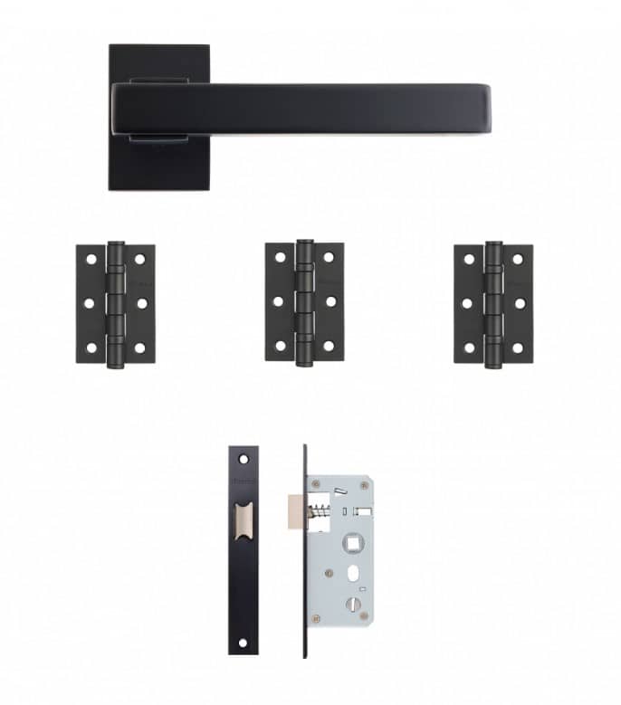 Argo Urban Latch Kit Matt Black