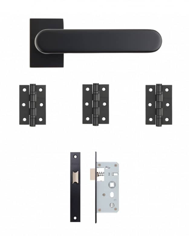 Juno Urban Latch Kit Matt Black