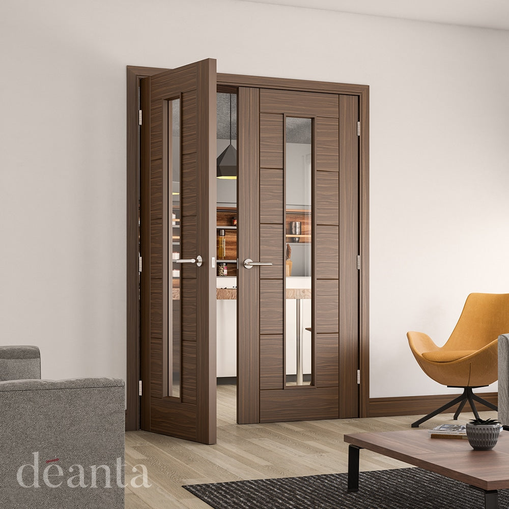 Seville Walnut Glazed – Prefinished Internal Door