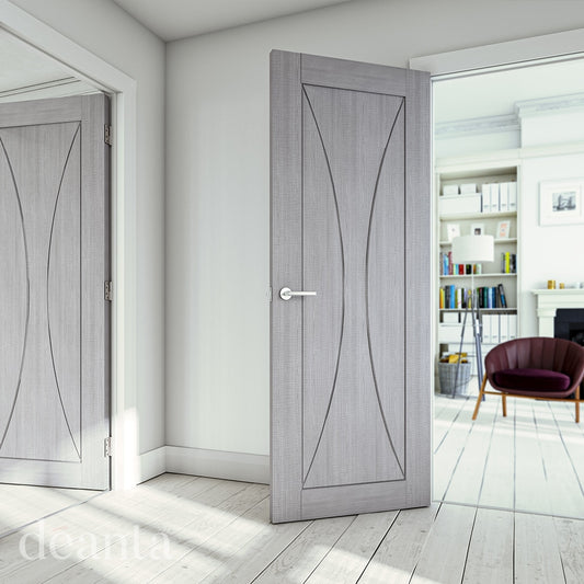 Sorrento Light Grey Ash – Prefinished Internal Door