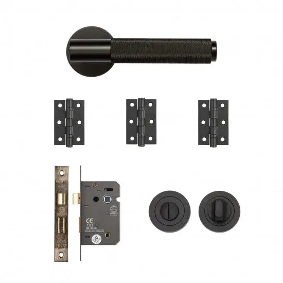 Sparta Bathroom Kit Matt Black Finish