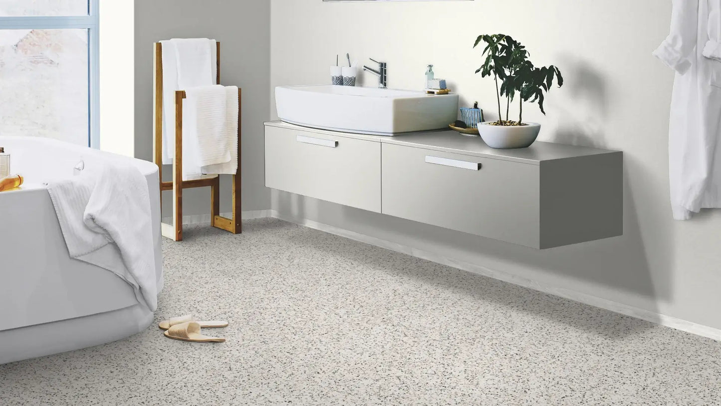 Tarkett Glue-Down LVT Terrazzo Classical Nero