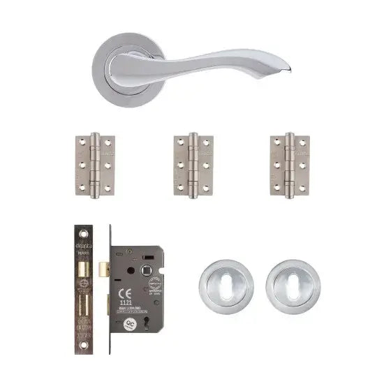 Veritas Mortice Kit Polished Chrome Finish