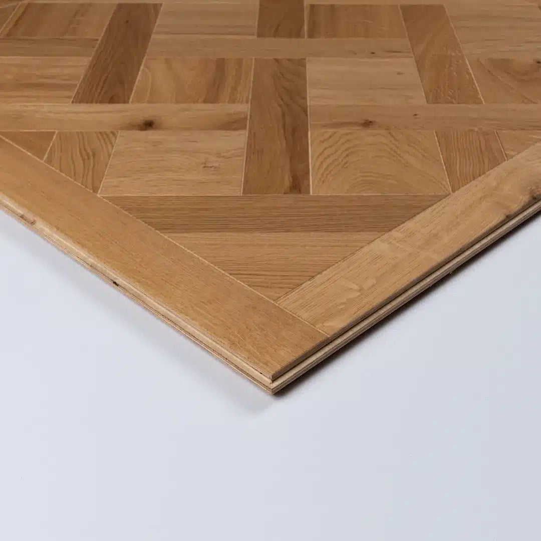 Wood Versailles Panel Brushed Natural Lacquered