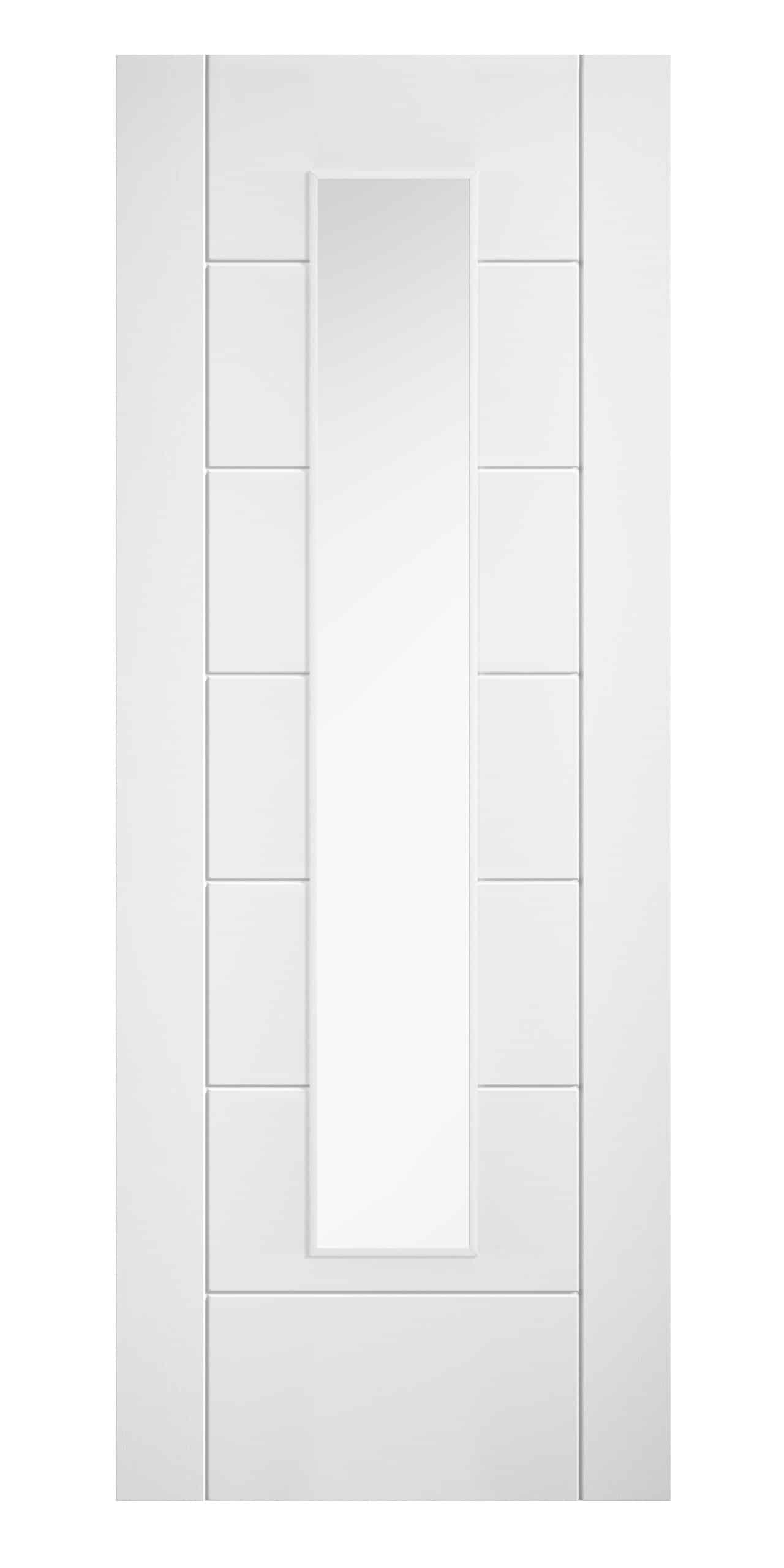 White Laminate Linear 7P Glazed