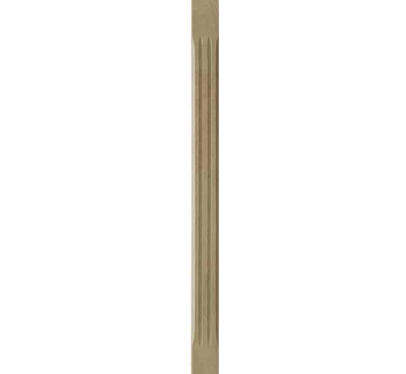 Oak Stop Chamfer Flute Spindle