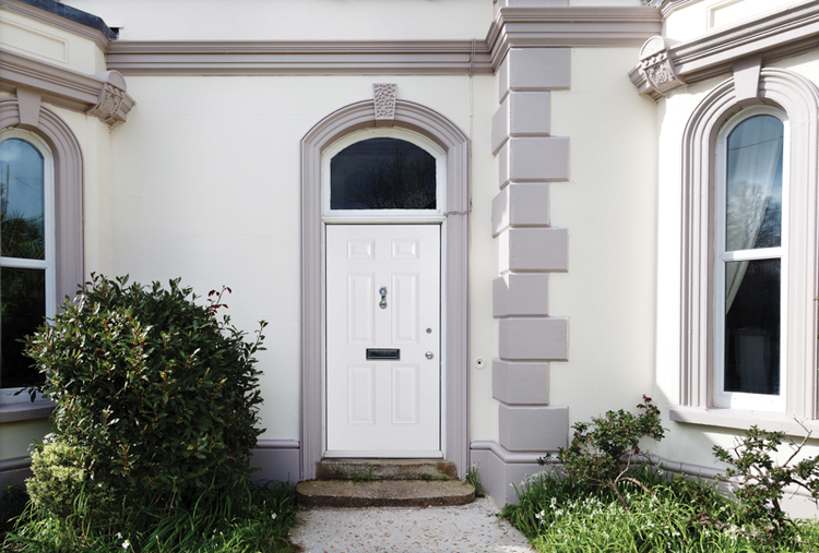 White External Doors