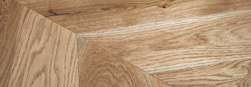 14x130x725mm Smoked Oak Brushed Matt Lacquered Chevron