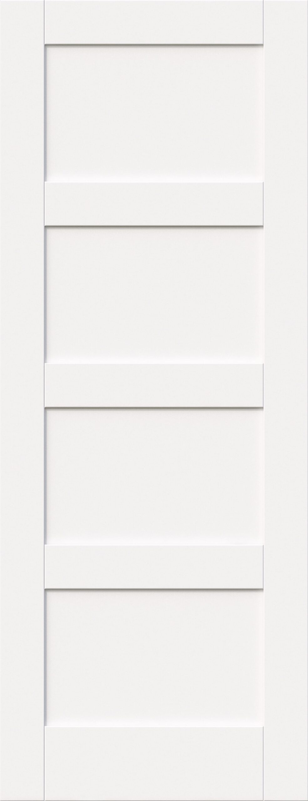 Shaker 4 Panel - Solid Primed Internal Door
