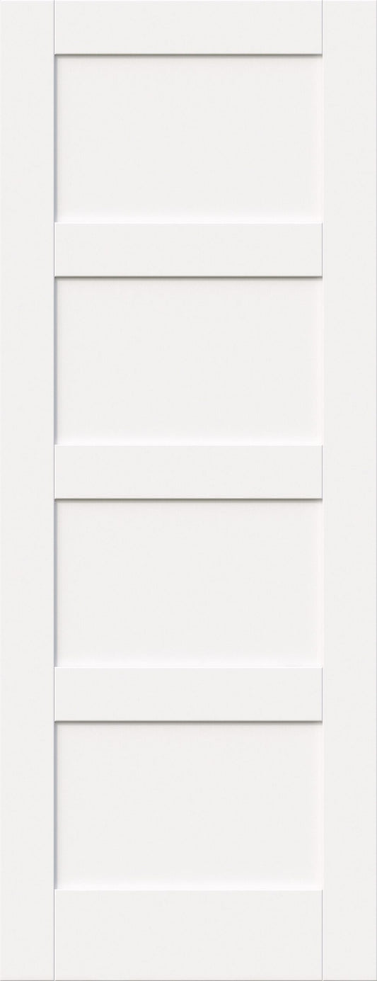 Shaker 4 Panel - Solid Primed Internal Door
