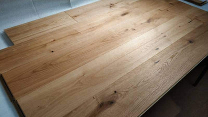 14x130x1092mm Brushed & Matt Lacquered Oak