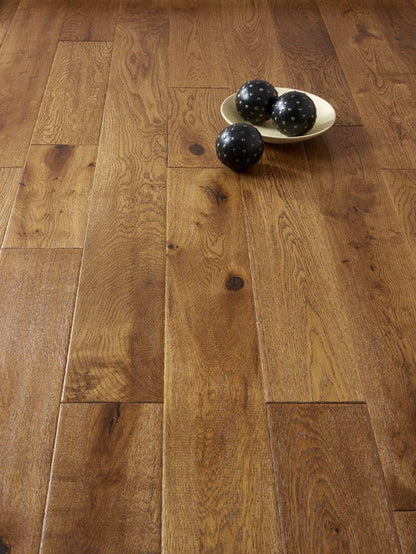 18x150mm Lacquered French Oak Wood Flooring